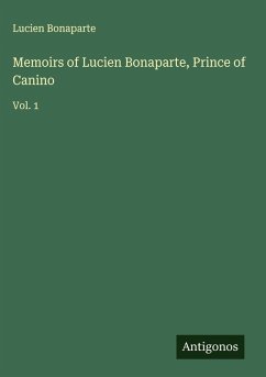 Cover Memoirs of Lucien Bonaparte, Prince of Canino