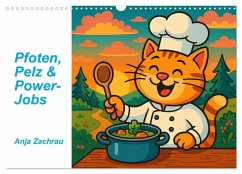Pfoten, Pelz & Power-Jobs (Wandkalender 2026 DIN A3 quer), CALVENDO Monatskalender Cover Pfoten, Pelz & Power-Jobs (Wandkalender 2026 DIN A3 quer), CALVENDO Monatskalender