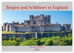 Cover Burgen und Schlösser in England (Wandkalender 2026 DIN A2 quer), CALVENDO Monatskalender