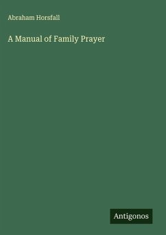 Cover A Manual of Family Prayer