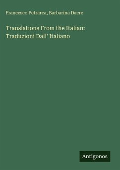 Cover Translations From the Italian: Traduzioni Dall' Italiano