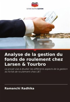 Cover Analyse de la gestion du fonds de roulement chez Larsen & Tourbro