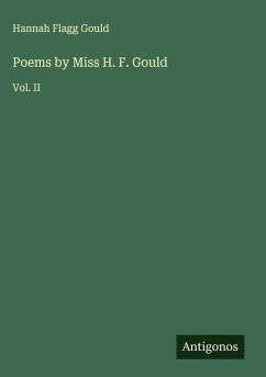 Cover Poems by Miss H. F. Gould
