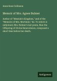 Memoir of Mrs. Agnes Bulmer Memoir of Mrs. Agnes Bulmer