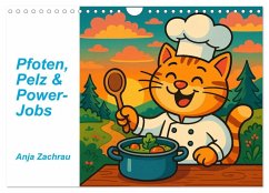 Pfoten, Pelz & Power-Jobs (Wandkalender 2026 DIN A4 quer), CALVENDO Monatskalender Cover Pfoten, Pelz & Power-Jobs (Wandkalender 2026 DIN A4 quer), CALVENDO Monatskalender