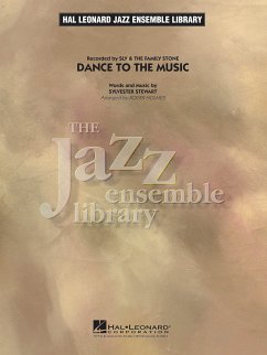 Cover Sylvester Stewart, Dance to the Music Big Band Partitur + Stimmen