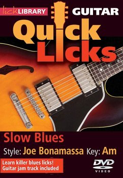 Slow Blues - Quick Licks Gitarre DVD Cover Slow Blues - Quick Licks Gitarre DVD