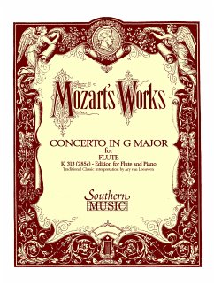Cover Wolfgang Amadeus Mozart Concerto In G, K313 Flöte und Klavier Buch