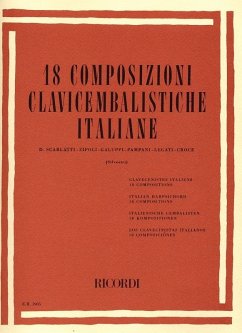 Cover 18 COMPOSIZIONE CLAVICEMBALISTICHE ITALIANE ITALIENISCHE CEMBALISTEN