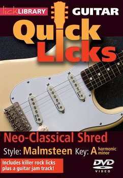 Cover Neo-Classical Shred - Quick Licks Gitarre DVD