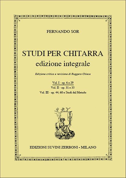Studi vol.1 op.6 e op.29 per chitarra Studi vol.1 op.6 e op.29 per chitarra