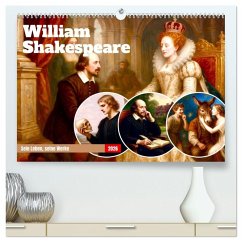 Cover William Shakespeare (hochwertiger Premium Wandkalender 2026 DIN A2 quer), Kunstdruck in Hochglanz