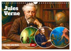 Cover Jules Verne. Sein Leben, seine Werke (Wandkalender 2026 DIN A4 quer), CALVENDO Monatskalender