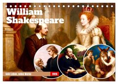 Cover William Shakespeare (Tischkalender 2026 DIN A5 quer), CALVENDO Monatskalender