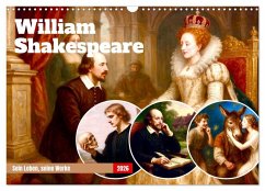Cover William Shakespeare (Wandkalender 2026 DIN A3 quer), CALVENDO Monatskalender