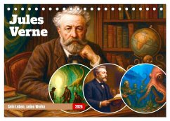 Cover Jules Verne. Sein Leben, seine Werke (Tischkalender 2026 DIN A5 quer), CALVENDO Monatskalender