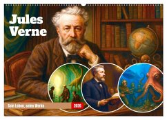 Cover Jules Verne. Sein Leben, seine Werke (Wandkalender 2026 DIN A2 quer), CALVENDO Monatskalender