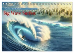 Cover Big Wave Surfen (Tischkalender 2026 DIN A5 quer), CALVENDO Monatskalender