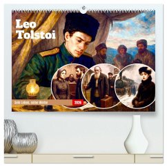 Cover Leo Tolstoi (hochwertiger Premium Wandkalender 2026 DIN A2 quer), Kunstdruck in Hochglanz