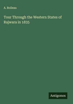 Cover Tour Through the Western States of Rajwara in 1835