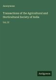 Transactions of the Agricultural and Horticultural Society of India
