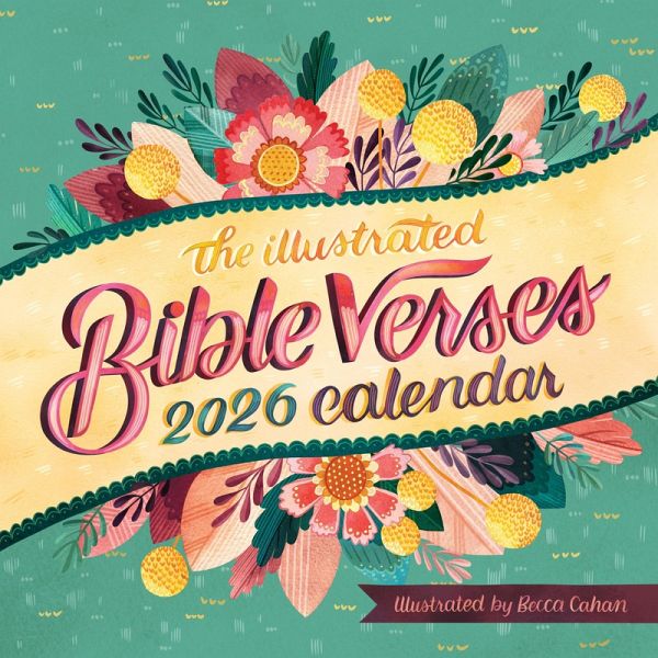 Illustrated Bible Verses Wall Calendar 2026 Illustrated Bible Verses Wall Calendar 2026