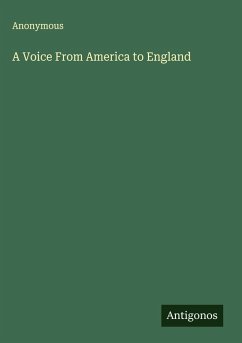 Cover A Voice From America to England