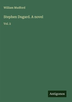 Cover Stephen Dugard. A novel