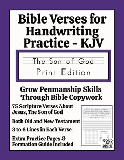 Bible Verses for Handwriting Practice - KJV - Publishing, Good And Right; Snider, Laura E