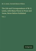 The Life and Correspondence of M. G. Lewis, with Many Pieces in Prose and Verse, Never Before Published