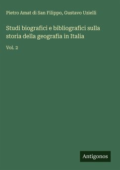 Cover Studi biografici e bibliografici sulla storia della geografia in Italia