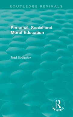 Cover Personal, Social and Moral Education