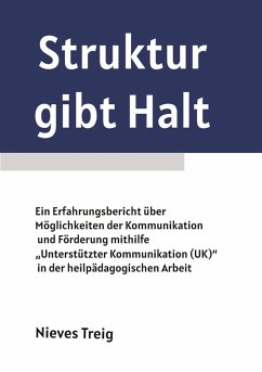 Cover Struktur gibt Halt - Ein Erfahrungsbericht über Möglichkeiten der Kommunikation und Förderung mithilfe 