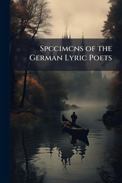Cover Spccimcns of the German Lyric Poets