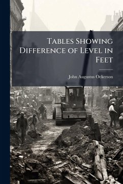Cover Tables Showing Difference of Level in Feet