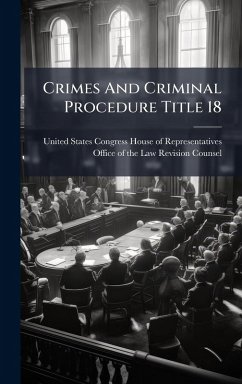 Cover Crimes And Criminal Procedure Title 18
