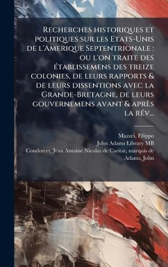 Cover Recherches historiques et politiques sur les Etats-Unis de l'Amerique Septentrionale