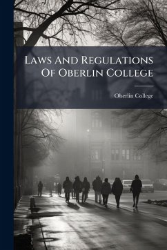 Cover Laws And Regulations Of Oberlin College