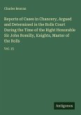 Reports of Cases in Chancery, Argued and Determined in the Rolls Court During the Time of the Right Honorable Sir John Romilly, Knights, Master of the Rolls