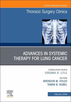 Cover Advances in Systemic Therapy for Lung Cancer, an Issue of Thoracic Surgery Clinics