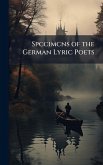 Spccimcns of the German Lyric Poets Spccimcns of the German Lyric Poets