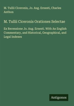 Cover M. Tullii Ciceronis Orationes Selectae