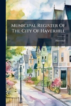 Cover Municipal Register Of The City Of Haverhill