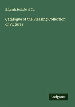 Cover Catalogue of the Pleasing Collection of Pictures