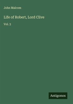Cover Life of Robert, Lord Clive