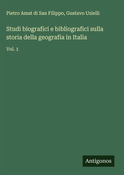 Cover Studi biografici e bibliografici sulla storia della geografia in Italia