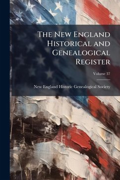 Cover The New England Historical and Genealogical Register