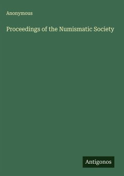 Cover Proceedings of the Numismatic Society