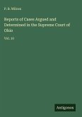 Reports of Cases Argued and Determined in the Supreme Court of Ohio Reports of Cases Argued and Determined in the Supreme Court of Ohio