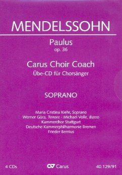 Paulus - Chorstimme Sopran 4 Playalong-CD's